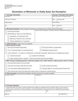 are wholesale bumbers tax exempt